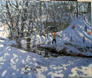 Arroyo de invierno, Derbyshire
